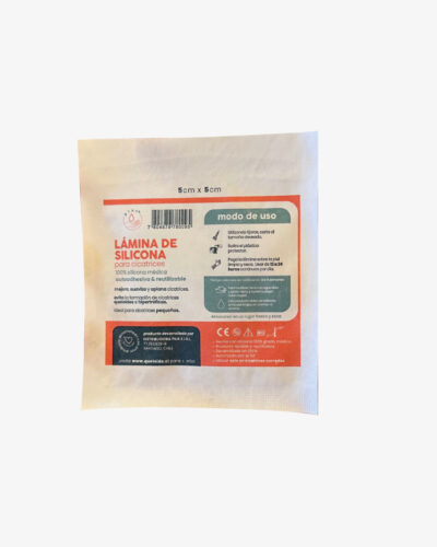 Lámina de silicona para cicatrices 5cm x 5cm (Transparente) PIUR®