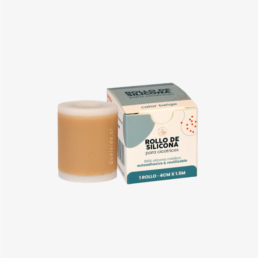 Rollo de Silicona para cicatrices 4cm x 1,5m (Beige) PIUR®