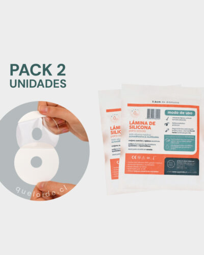 Lámina de silicona para areola: Pack de 2 Láminas de silicona 7,6cm PIUR®