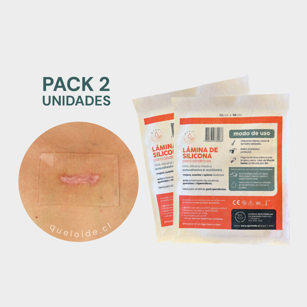 Pack de 2 Láminas de silicona 12cm x 10cm PIUR®