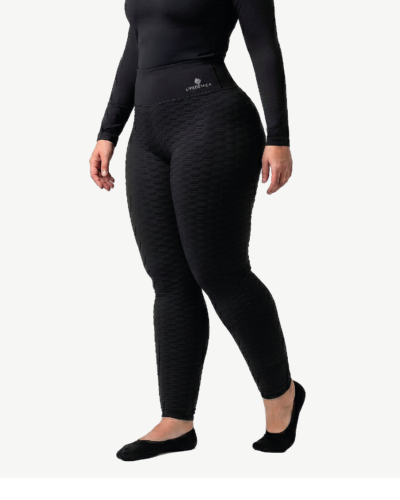 Calza con relieve ondulado para lipedema ModelleSkin